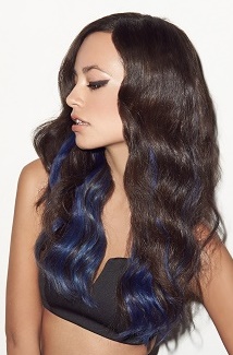 Denim Blue Hair Colour Trend